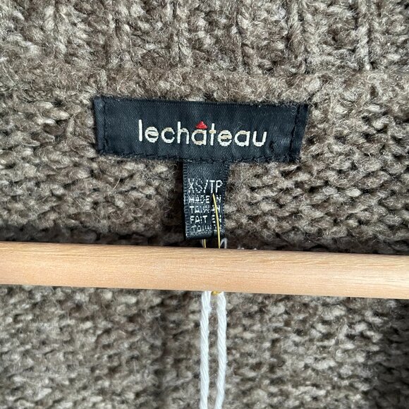 Vintage y2k Le Chateau Fringe Knit Long Cardigan w Tie - Picture 5 of 11